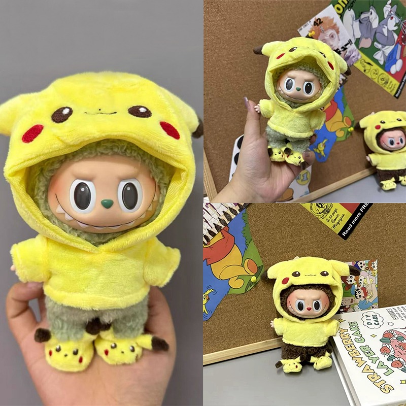 Baby Clothing Kit - 15 17cm 라부부 인형용 만화 귀여운