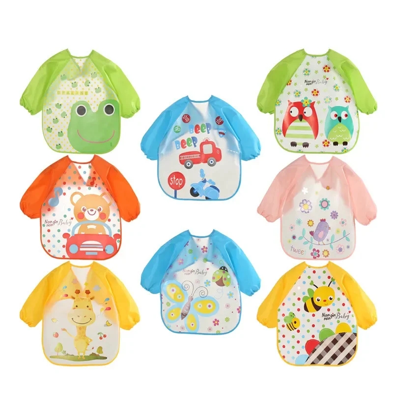 Baby Clothing Kit - 방수 EVA 전체 슬리브 아기 Bibs