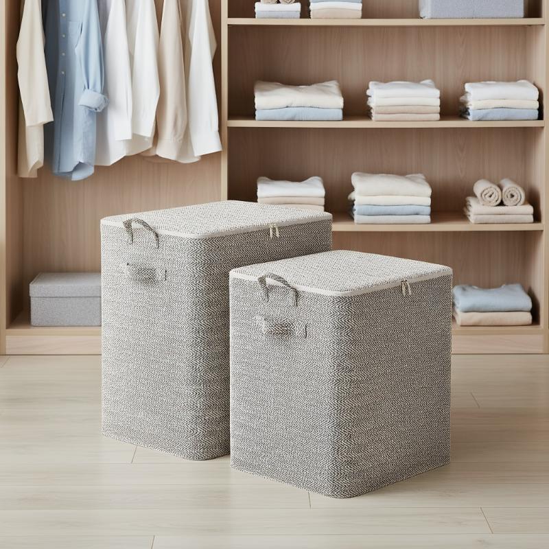 Baby Clothes Organiser - 220L 대형 옷 보관함(뚜껑 포함) 대형