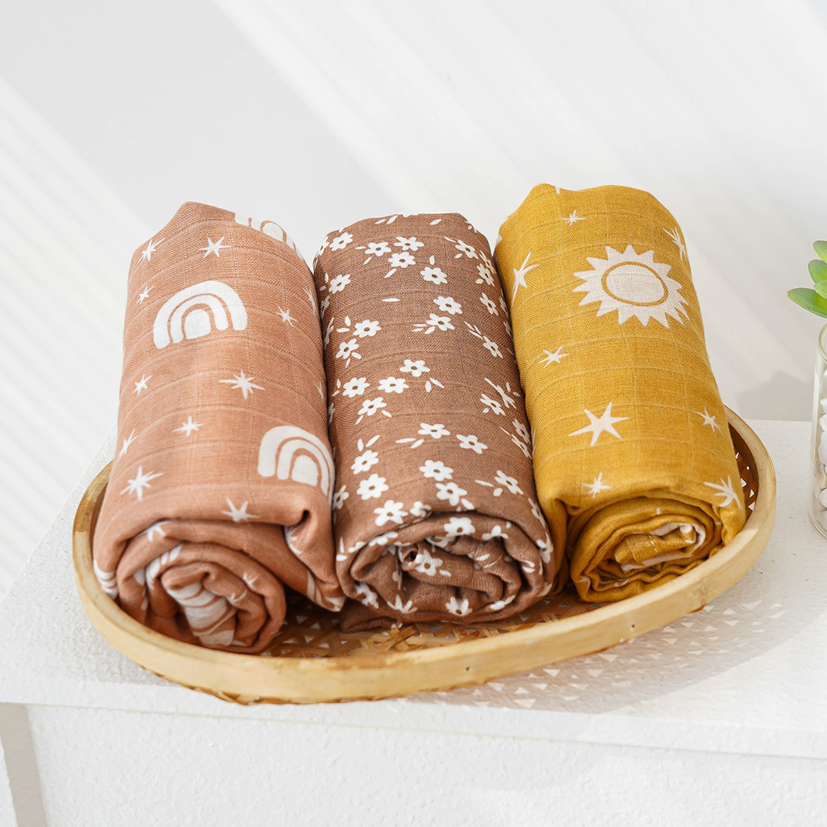 3 개/대 대나무 모슬린 Swaddle 담요 아기 담요 - Muslin Swaddle Wrap 리뷰 및 가격