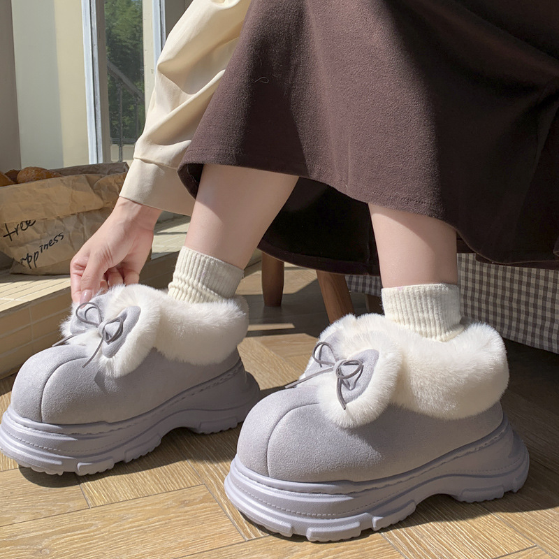 여성용 따뜻한 인조 퍼 플러피 슬리퍼 겨울 플랫폼 신발 - Soft Sole Booties 리뷰 및 가격