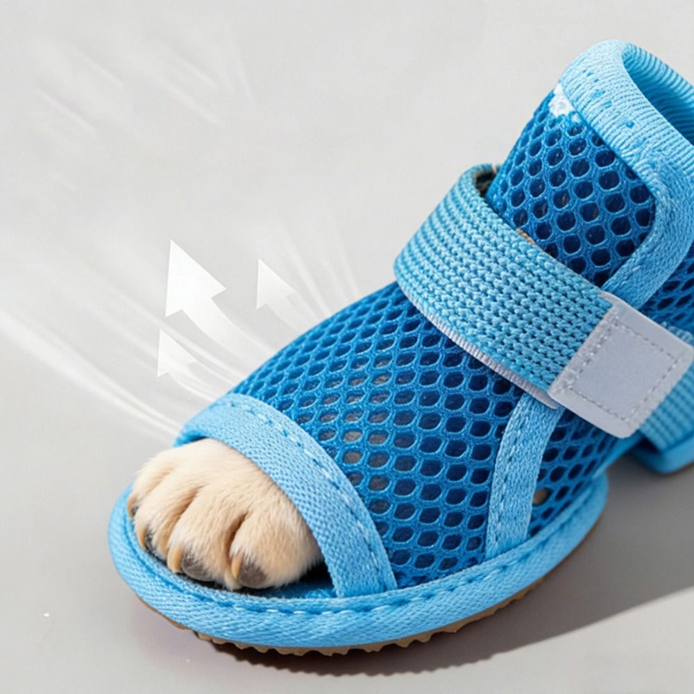 4Pcs 휴대용 메쉬 개 신발 부드러운 밑창 미끄럼 방 - Soft Sole Booties 리뷰 및 가격