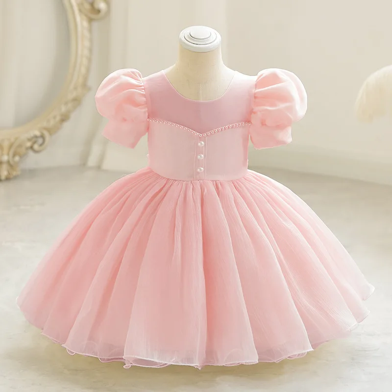 여름 아기 여자아이 드레스 레이스 메쉬 반팔 파티 드레 - Baby Clothing Dresser 리뷰 및 가격