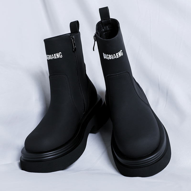 두꺼운 밑창 레터링 남성 첼시 부츠 미끄럼 방지 부드럽 - Soft Sole Booties 리뷰 및 가격