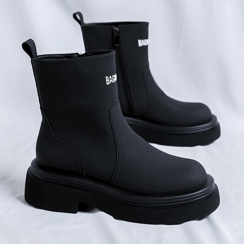 두꺼운 밑창 레터링 남성 첼시 부츠 미끄럼 방지 부드럽 - Soft Sole Booties 리뷰 및 가격