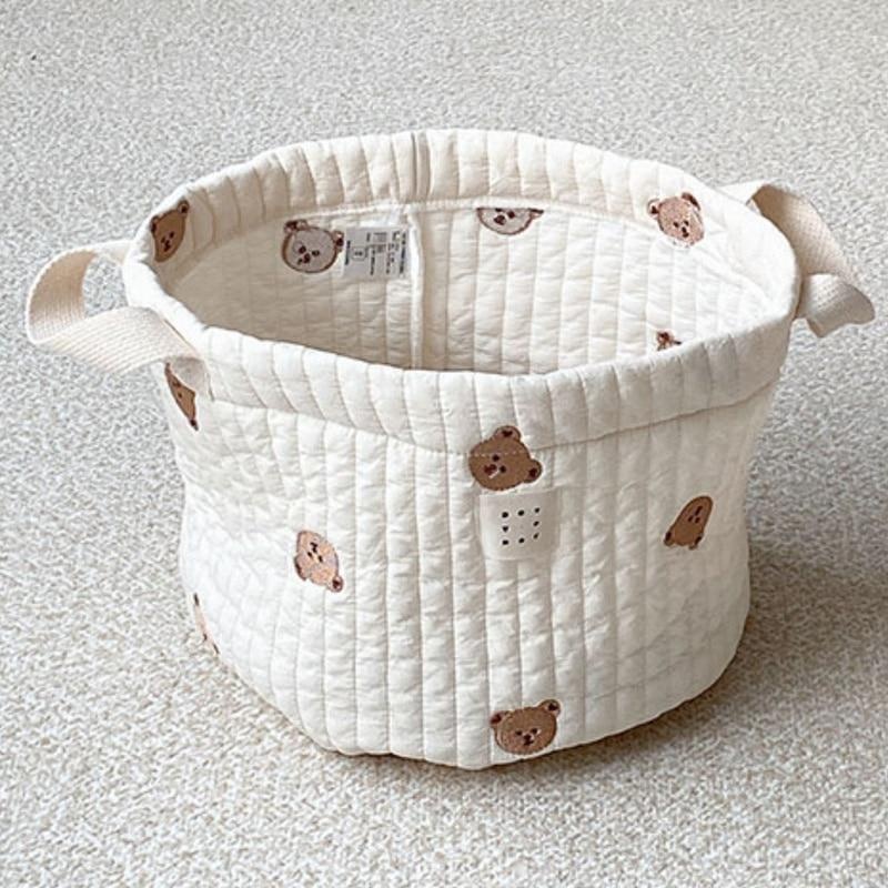 귀여운 곰 자수 기저귀 가방 기저귀 주최자 면화 엄마  - Baby Clothes Organiser 리뷰 및 가격