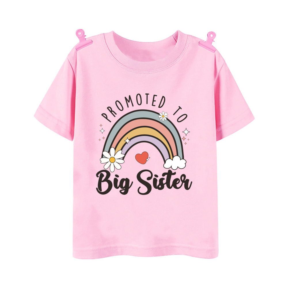 큰 여동생으로 승진 인쇄 된 아기 발표 셔츠 어린이 티 - Baby Clothing Sale 리뷰 및 가격