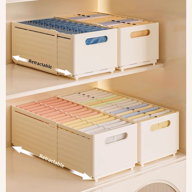 조정 가능한 옷 보관 상자 옷장 주최자 분류 된 의류  - Baby Clothes Organiser 리뷰 및 가격