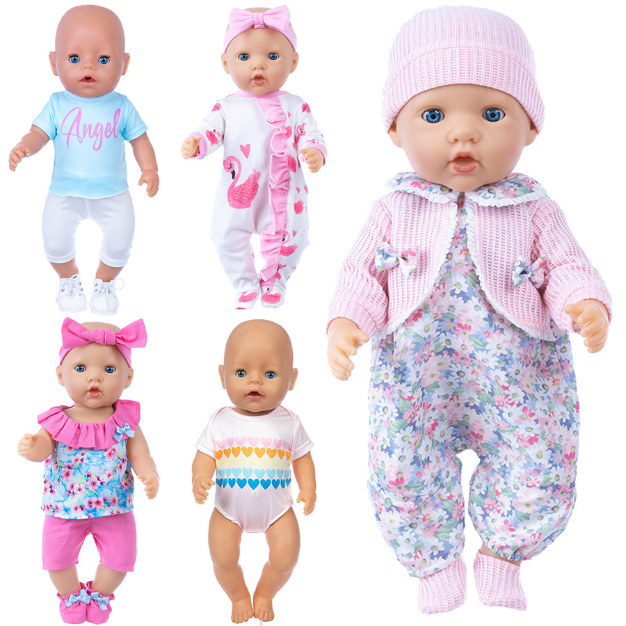 18 인치 다시 태어난 인형을위한 인형 옷 45cm 신 - Baby Clothing Kit 리뷰 및 가격