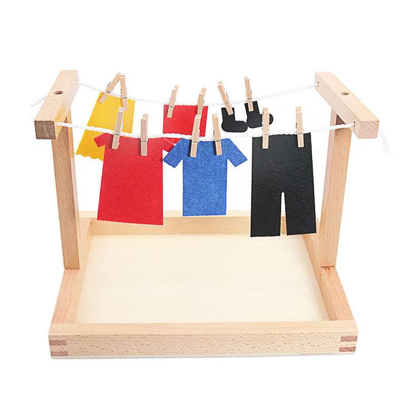 몬테소리 나무 소재 DIY 미니 시뮬레이션 의류 건조  - Baby Clothing Kit 리뷰 및 가격