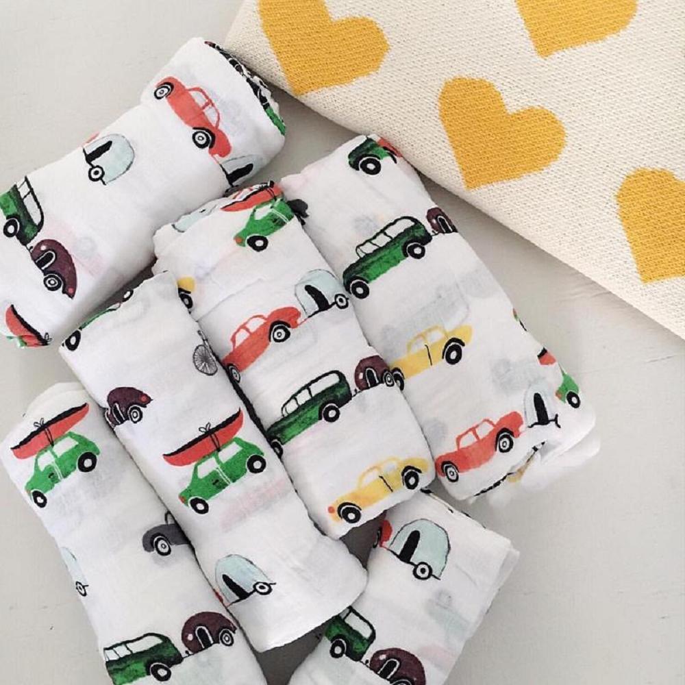 자동차용 초부드러운 47x47 인치 아기 무슬린 담요  - Muslin Swaddle Wrap 리뷰 및 가격