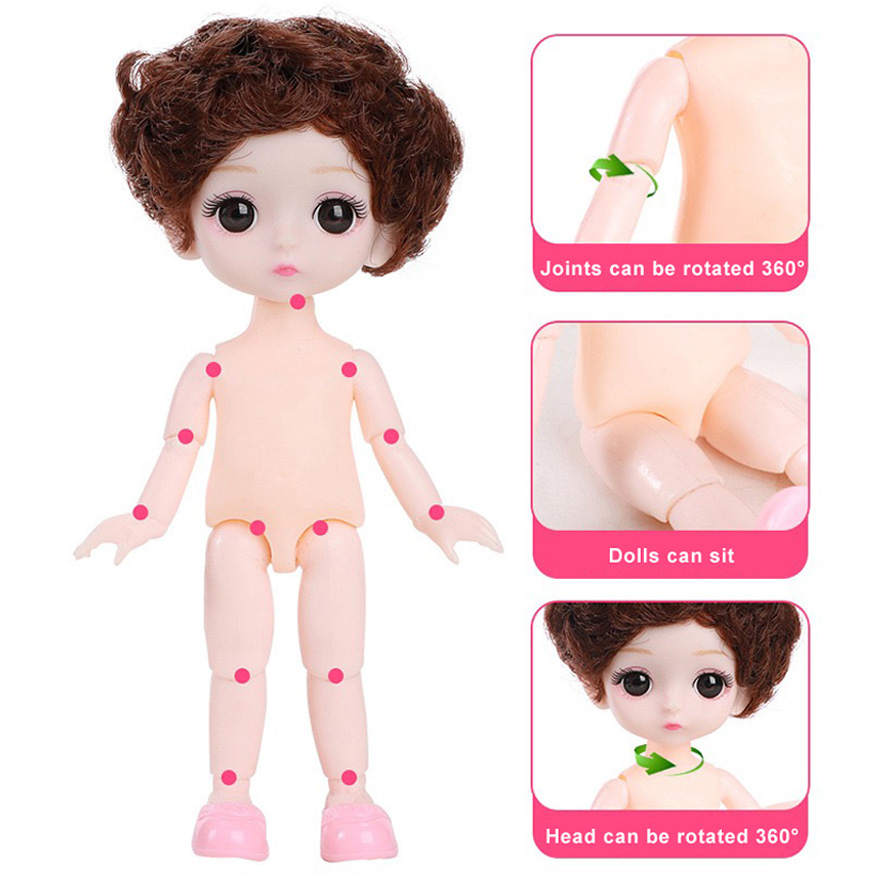 소녀 장난감 BJD 미니 인형 13 움직일 수있는 공동 - Baby Clothing Dresser 리뷰 및 가격