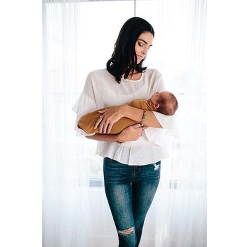 순수한 검정색 아기 포대기 초부드러운 아기 무슬린 담요 - Muslin Swaddle Wrap 리뷰 및 가격