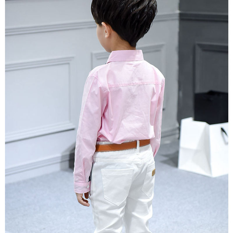 뜨거운 판매 어린이 소년 셔츠 봄 2023 패션 솔리드 - Baby Clothing Sale 리뷰 및 가격