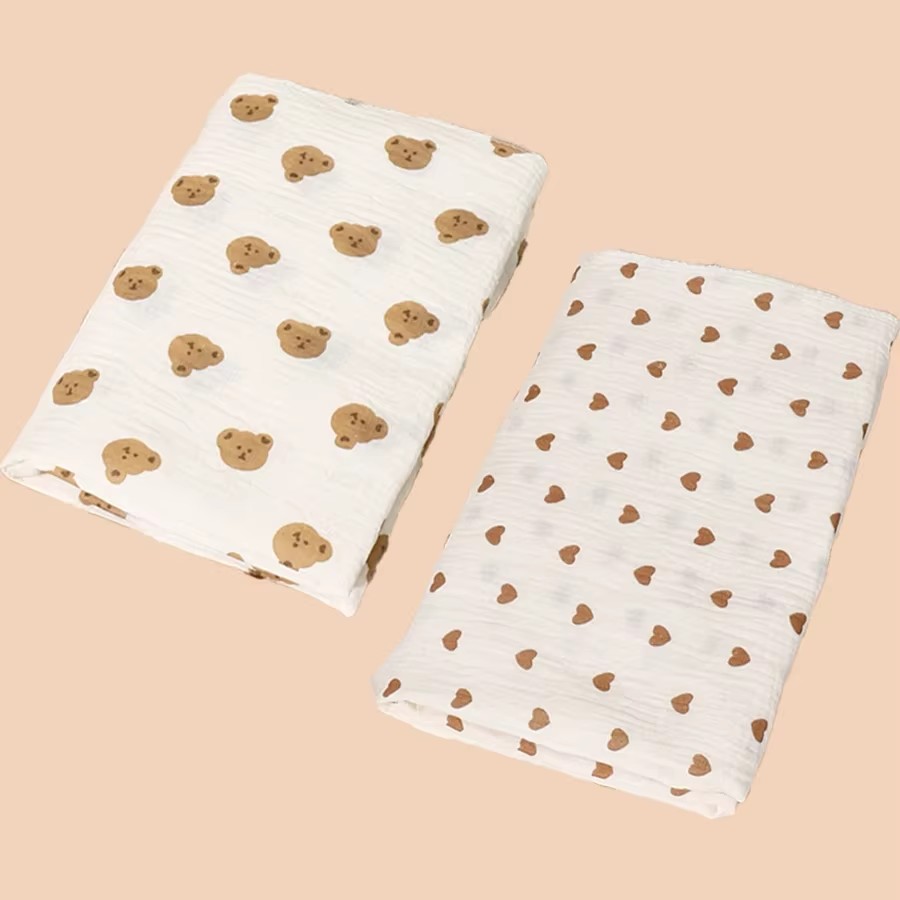 2Pc 코 튼 모슬린 담요 신생아 모슬린 Swaddle - Muslin Swaddle Wrap 리뷰 및 가격