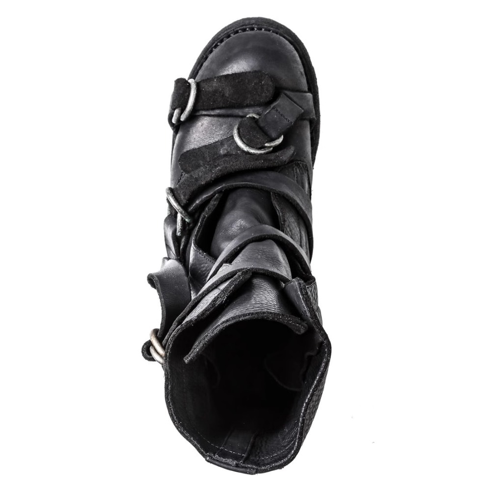 남성용 가죽 오토바이 부츠 펑크 레트로 두꺼운 밑창 미 - Soft Sole Booties 리뷰 및 가격